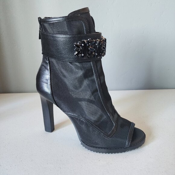 Karl Lagerfeld Mesh Bootie "NEW" - Picture 14 of 16